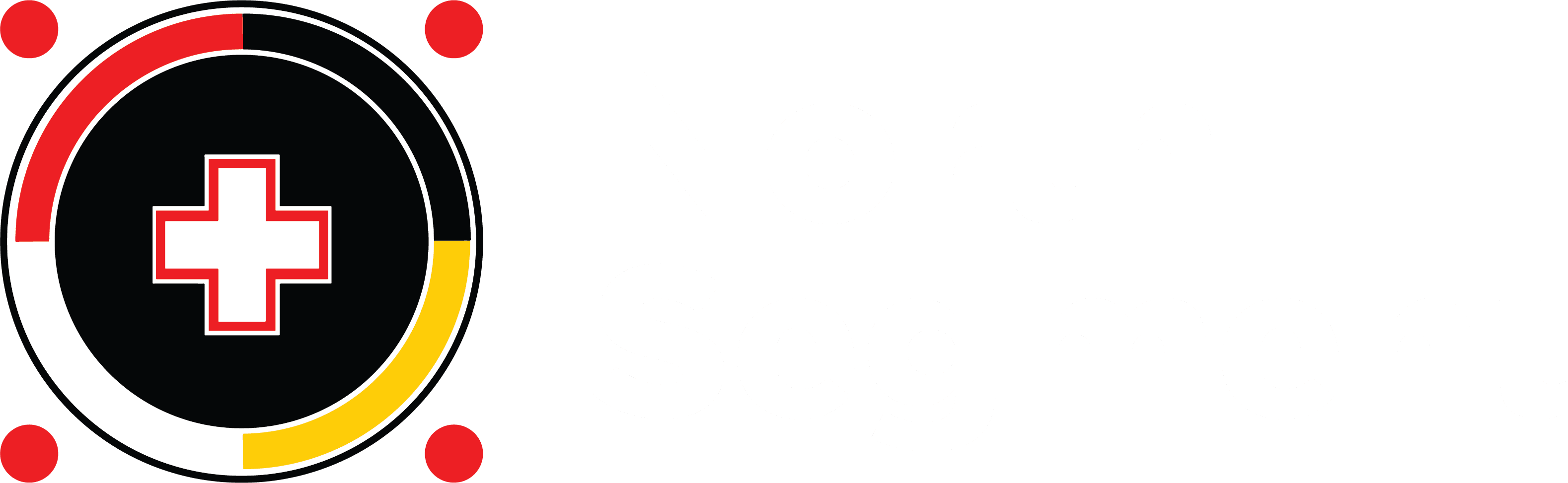 North Segment Logo with White Text and Transparent Background