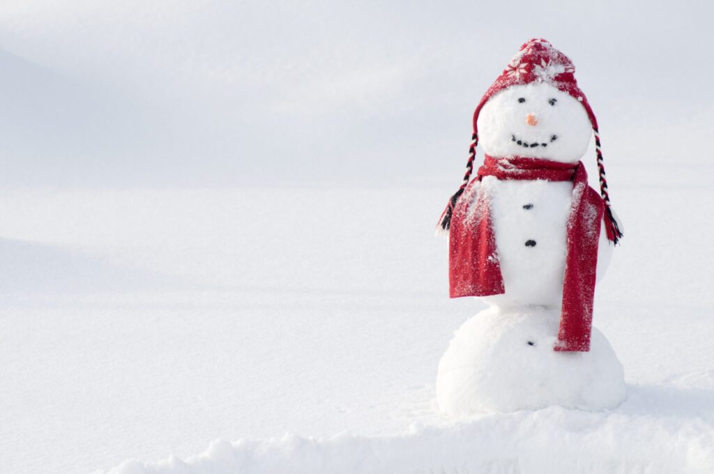 Happy snowman