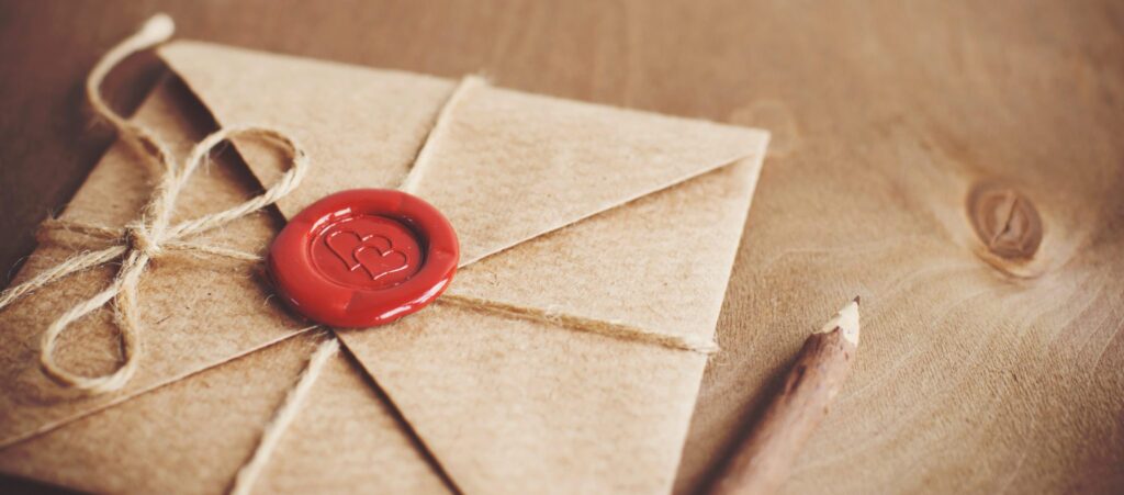 Love Letter and pencil