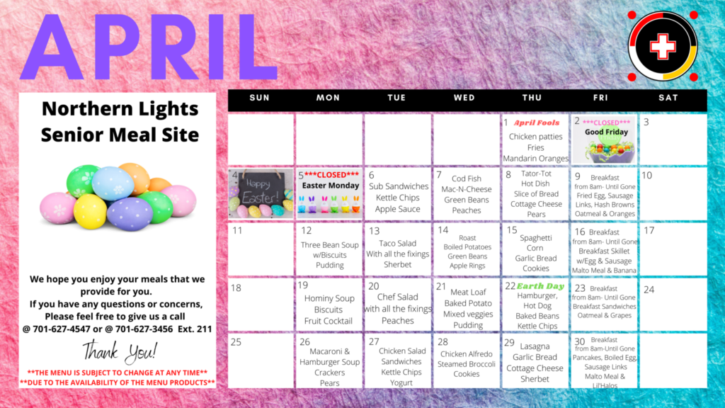 Meal Site Calendar