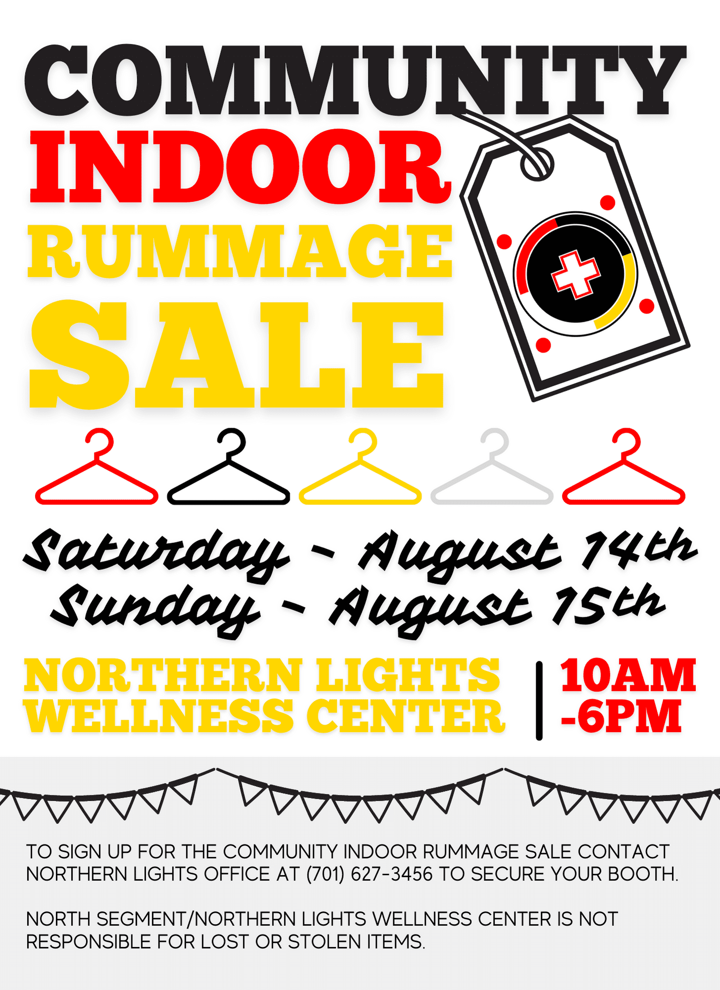 Community Indoor Rummage Sale North Segment