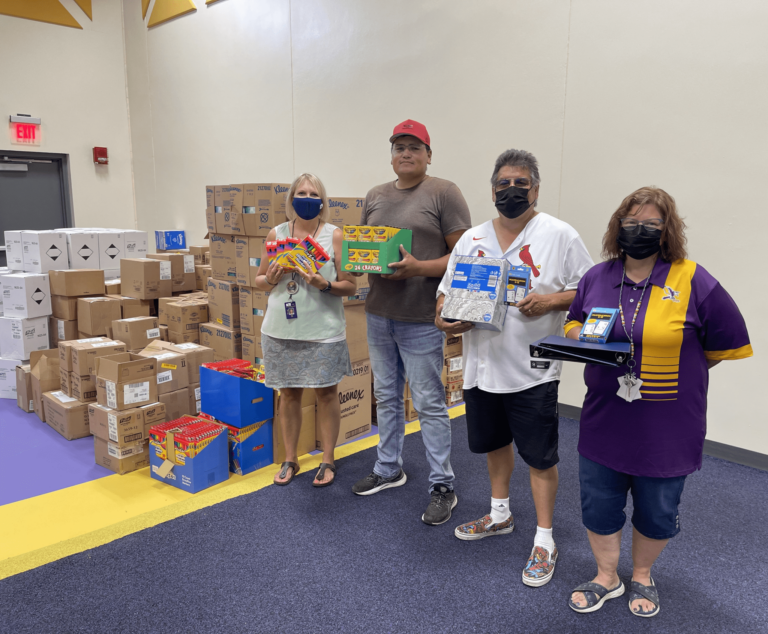 North Segment Donates School Supplies to New Town Public School North