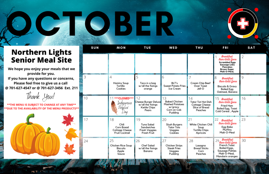 Meal Site Menu